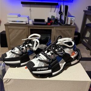Dolce & Gabbana Black and White Sneakers